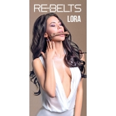 Кляп-трензель Lora с металлическими кольцами - Rebelts - купить с доставкой в Красноярске