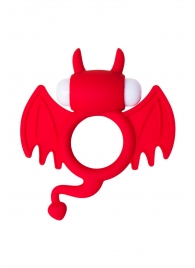 Красное эрекционное кольцо на пенис JOS COCKY DEVIL - JOS - в Красноярске купить с доставкой
