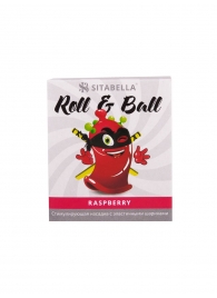 Стимулирующий презерватив-насадка Roll   Ball Raspberry - Sitabella - купить с доставкой в Красноярске