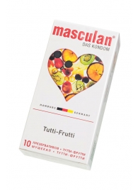 Жёлтые презервативы Masculan Ultra Tutti-Frutti с фруктовым ароматом - 10 шт. - Masculan - купить с доставкой в Красноярске