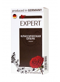 Гладкие презервативы Expert  Классическая опера  - 12 шт. - Expert - купить с доставкой в Красноярске