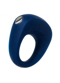 Синее эрекционное кольцо на пенис Satisfyer Ring 2 - Satisfyer - в Красноярске купить с доставкой