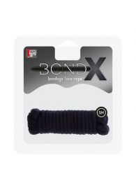 Чёрная веревка для связывания BONDX LOVE ROPE - 5 м. - Dream Toys - купить с доставкой в Красноярске