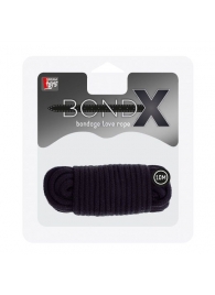 Черная веревка для связывания BONDX LOVE ROPE - 10 м. - Dream Toys - купить с доставкой в Красноярске