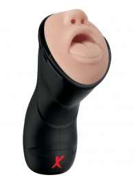 Мастурбатор-ротик Deep Throat Vibrating Stroker - Pipedream - в Красноярске купить с доставкой
