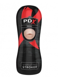 Мастурбатор-ротик Vibrating Oral Stroker - Pipedream - в Красноярске купить с доставкой