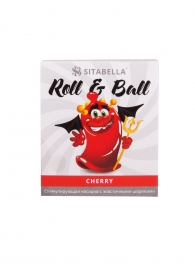 Стимулирующий презерватив-насадка Roll   Ball Cherry - Sitabella - купить с доставкой в Красноярске