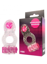 Прозрачное эрекционное кольцо Erowoman-Eroman - Erowoman-Eroman - в Красноярске купить с доставкой