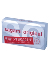 Ультратонкие презервативы Sagami Original - 6 шт. - Sagami - купить с доставкой в Красноярске