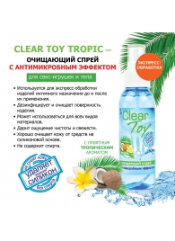 Очищающий спрей для игрушек CLEAR TOY Tropic - 100 мл. - Биоритм - купить с доставкой в Красноярске