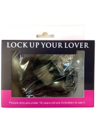 Черные меховые наручники Love с ключиками - Baile - купить с доставкой в Красноярске