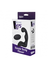 Черный вибромассажер простаты REMOTE BOOTY PLEASER - Dream Toys - в Красноярске купить с доставкой