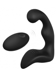 Черный вибромассажер простаты REMOTE BOOTY PLEASER - Dream Toys - в Красноярске купить с доставкой