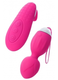 Розовые виброшарики TELLA с пультом-стимулятором - ToyFa в Красноярске Розовые виброшарики TELLA с пультом-стимулятором - ToyFa