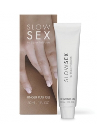 Гель для мастурбации с ароматом кокоса Slow Sex Finger Play Gel - 30 мл. - Bijoux Indiscrets - купить с доставкой в Красноярске