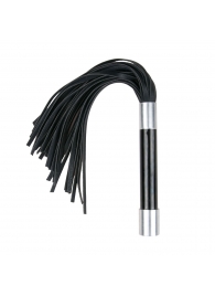 Черная плеть Easytoys Flogger With Metal Grip - 38 см. - Easy toys - купить с доставкой в Красноярске