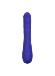 Фиолетовый вибратор с электростимуляцией Intimate E-Stimulator Petite Wand - 18,5 см. - California Exotic Novelties - купить с доставкой в Красноярске