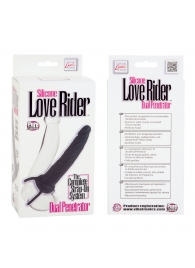 Насадка на пенис Silicone Love Rider Dual Penetrator для двойного проникновения - 14 см. - California Exotic Novelties - в Красноярске купить с доставкой