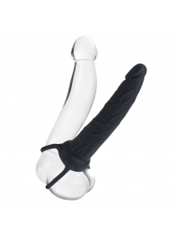 Насадка на пенис Silicone Love Rider Dual Penetrator для двойного проникновения - 14 см. - California Exotic Novelties - в Красноярске купить с доставкой