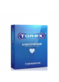 Гладкие презервативы Torex  Классические  - 3 шт. - Torex - купить с доставкой в Красноярске