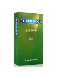 Текстурированные презервативы Torex  С точками  - 12 шт. - Torex - купить с доставкой в Красноярске