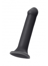 Черный фаллос на присоске Silicone Bendable Dildo XL - 20 см. - Strap-on-me - купить с доставкой в Красноярске