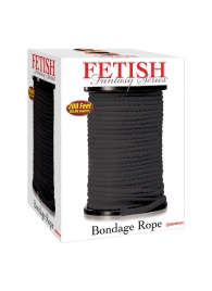 Черная веревка для связывания Bondage Rope - 60,9 м. - Pipedream - купить с доставкой в Красноярске