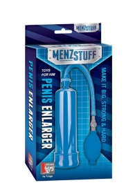 Синяя вакуумная помпа MENZSTUFF PENIS ENLARGER - Dream Toys - в Красноярске купить с доставкой