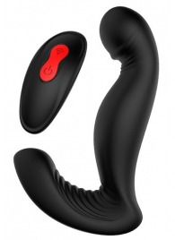 Черный вибромассажер простаты SWIRLING P-PLEASER - Dream Toys - в Красноярске купить с доставкой