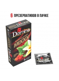 Ароматизированные презервативы DOMINO  Ароматный микс  - 6 шт. - Domino - купить с доставкой в Красноярске