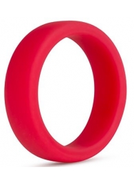 Красное эрекционное кольцо Silicone Go Pro Cock Ring - Blush Novelties - в Красноярске купить с доставкой