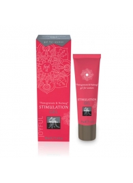 Возбуждающий интимный гель для двоих STIMULATION GEL Pomegranate   Nutmeg - 30 мл. - Shiatsu - купить с доставкой в Красноярске