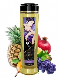 Массажное масло Libido Exotic Fruits с ароматом экзотических фруктов - 240 мл. - Shunga - купить с доставкой в Красноярске