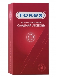 Презервативы Torex  Сладкая любовь  с ароматом клубники - 12 шт. - Torex - купить с доставкой в Красноярске