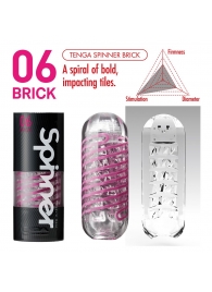 Мастурбатор SPINNER Brick - Tenga - в Красноярске купить с доставкой