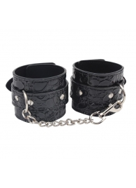 Черные наручники Be good Wrist Cuffs - Chisa - купить с доставкой в Красноярске