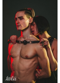 Черный кляп Love Addict на замочке - Lola Games - купить с доставкой в Красноярске