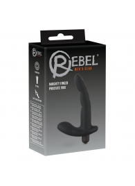 Черный вибромассажер простаты Naughty Finger Prostate Vibe - 13,8 см. - Orion - в Красноярске купить с доставкой