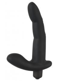 Черный вибромассажер простаты Naughty Finger Prostate Vibe - 13,8 см. - Orion - в Красноярске купить с доставкой