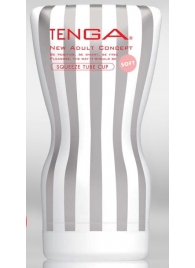 Мастурбатор TENGA Squeeze Tube Cup Soft - Tenga - в Красноярске купить с доставкой