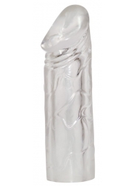 Удлиняющая насадка на пенис Mega Dick Sleeve Transparent - Orion - в Красноярске купить с доставкой