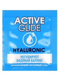 Лубрикант на водной основе Active Glide с гиалуроновой кислотой - 3 гр. - Биоритм - купить с доставкой в Красноярске