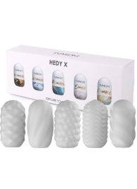 Набор из 5 мастурбаторов Hedy X5 Mixed - Svakom - в Красноярске купить с доставкой