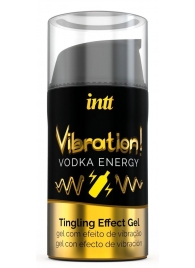 Жидкий интимный гель с эффектом вибрации Vibration! Vodka Energy - 15 мл. - INTT - купить с доставкой в Красноярске