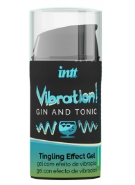 Жидкий интимный гель с эффектом вибрации Vibration! Gin   Tonic - 15 мл. - INTT - купить с доставкой в Красноярске