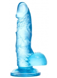 Голубой реалистичный фаллоимитатор Indy - 15,8 см. - A-toys купить с доставкой в интернет-магазине Orgasmix в Красноярске Голубой реалистичный фаллоимитатор Indy - 15,8 см. - A-toys