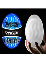 Мастурбатор-яйцо Giant Egg Climax Spirals Edition - Lovetoy - в Красноярске купить с доставкой