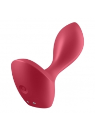 Красный вибромассажёр простаты Satisfyer Backdoor Lover - 14 см. - Satisfyer - в Красноярске купить с доставкой