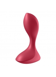 Красный вибромассажёр простаты Satisfyer Backdoor Lover - 14 см. - Satisfyer - в Красноярске купить с доставкой