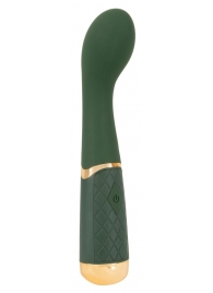 Зеленый стимулятор точки G Luxurious G-Spot Massager - 19,5 см. - Orion